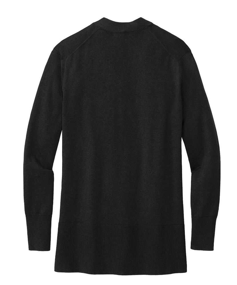 Brooks Brothers® Women’s Cotton Stretch Long Black Cardigan Sweater